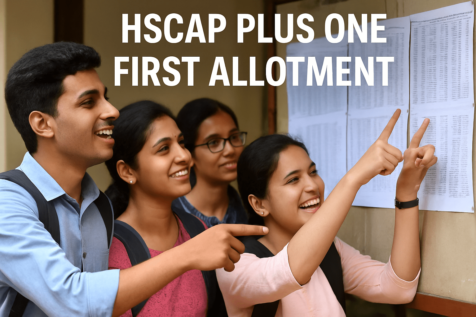 Kerala Plus One First Allotment 2025