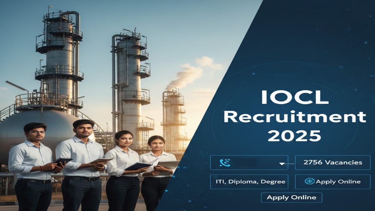 IOCL Apprentice Recruitment 2025: 2756 Vacancies (ITI, Diploma, Degree)