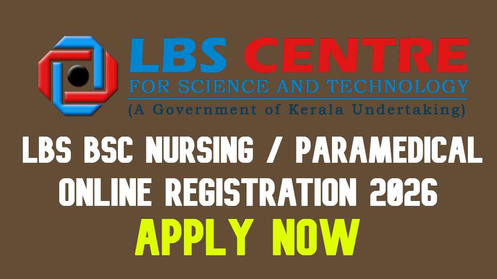 LBS BSc Nursing / Paramedical Admission 2026