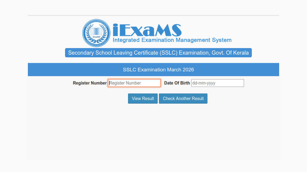 Kerala SSLC Result 2026