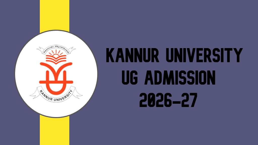 Kannur University UG Admission 2026-27